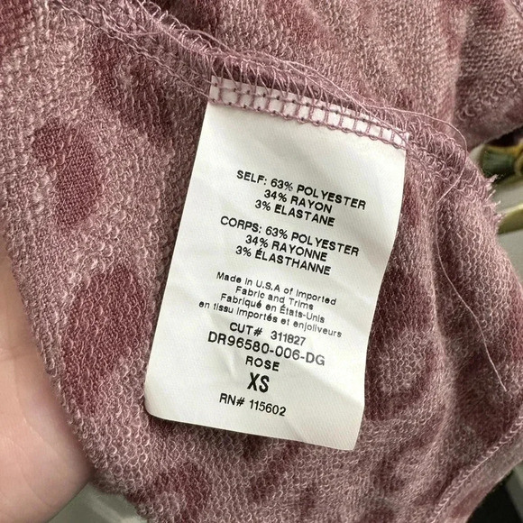 Lush boutique pink leopard midi dress with pockets - Picture 5 of 9